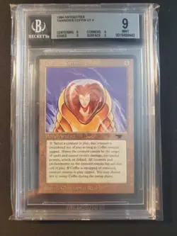 Tawnos's Coffin BGS 9 MINT [Antiquities] Quad Mtg Magic Free Priority Mail! - Image 1