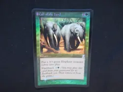 1x FOIL Call of the Herd - Timespiral TIMESHIFTED - English - OOP MTG - Image 1
