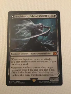 Sephiroth, Fabled SOLDIER Final Fantasy Free Shipping - Image 1