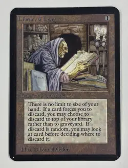 Library Of Leng Alpha Near Mint NM MTG Magic The Gathering - Image 1