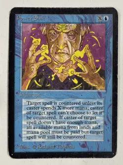 Power Sink Alpha MP Moderate Play MTG Magic The Gathering - Image 1