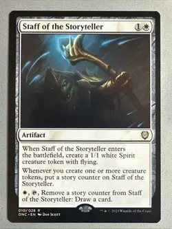 MTG / Staff of the Storyteller / ONC / #10 / Regular / Rare / NM - Image 1