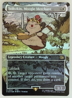 Stiltzkin, Moogle Merchant (Borderless) Final Fantasy Foil NM - Image 1