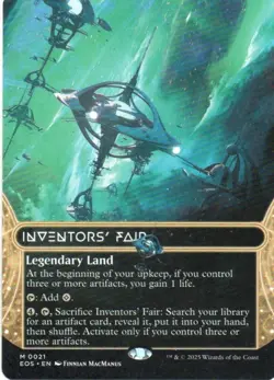 MTG: EOE: Stellar Sights: Borderless Inventors' Fair (0021): LP Condition - Image 1