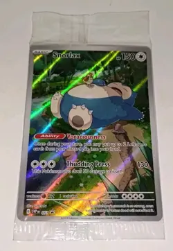 Snorlax SVP 051 SV 151 ETB Pokemon Black Star Promo Scarlet And Violet Sealed - Image 2
