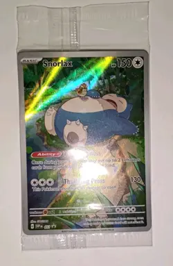 Snorlax SVP 051 SV 151 ETB Pokemon Black Star Promo Scarlet And Violet Sealed - Image 3