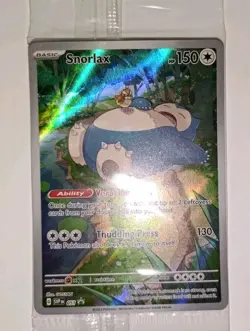 Snorlax SVP 051 SV 151 ETB Pokemon Black Star Promo Scarlet And Violet Sealed - Image 4