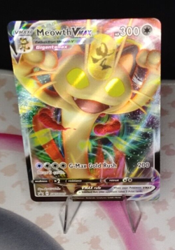 Pokemon Meowth Vmax SwSh005 NM - Image 1