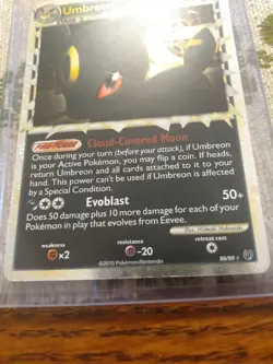 2010 Pokemon Umbreon Holo 86/90 - Image 3