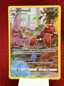 Pokemon TCG Parasect Lost Origin Trainer Gallery TG01/TG30 Holo Ultra Rare - Image 1