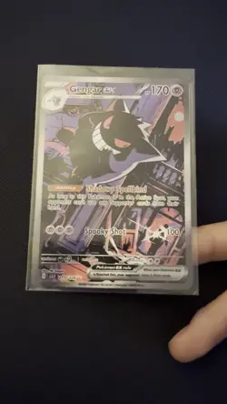 Pokemon Pocket TCG Gengar EX 277/226 Genetic Apex Holographic Illustration Rare - Image 2