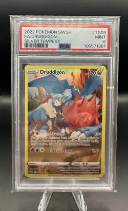 Druddigon TG09/TG30 SWSH Silver Tempest Trainer Gallery Holo Pokemon PSA 9 Mint - Image 3