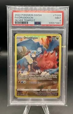 Druddigon TG09/TG30 SWSH Silver Tempest Trainer Gallery Holo Pokemon PSA 9 Mint - Image 4