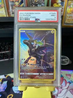 Zekrom TG05/TG30 Trainer Gallery Full Art Pokemon Brilliant Stars 2022 PSA 9 - Image 1