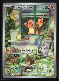 Pokemon Charmander SVP 044 Obsidian Flames ETB Holo Black Star Promo NM - Image 1