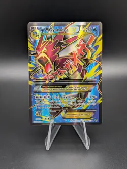 Pokemon TCG XY Breakpoint Mega M Gyarados EX Full Art Holo Ultra Rare 115/122 - Image 1
