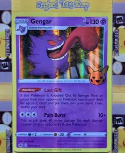 Pokemon Gengar Trick or Trade BOOster 057/198 Holo Rare NM - Image 1