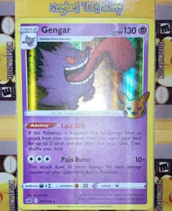 Pokemon Gengar Trick or Trade BOOster 057/198 Holo Rare NM - Image 4