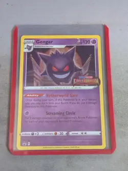 Pokemon Gengar SWSH241 Lost Origin Prerelease Holo Black Star Promo NM - Image 1