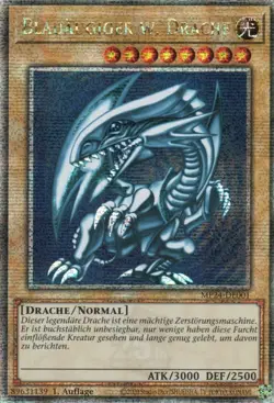 yugioh Blauaugiger w. Drache MP24-DE001 Quarter Century Secret Rare DEUTSCH - Image 1