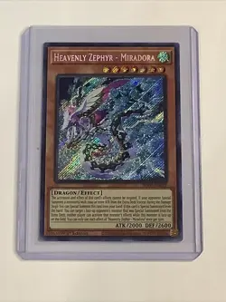 Yugioh Heavenly Zephyr - Miradora BLVO-EN029 Secret Rare 1st Edition NM A-35 - Image 1