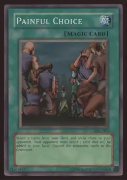 Yu-Gi-Oh! Painful Choice #MRL-049 Unlimited Super Rare Foil - Image 1