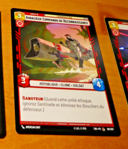 STAR WARS UNLIMITED CARD GAME TCG CARTE 161/257 TWI FR MINT - Image 1