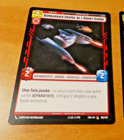 STAR WARS UNLIMITED CARD GAME TCG CARTE 160/257 TWI FR MINT - Image 1