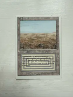 Magic the Gathering Scrubland Revised Edition Dual Land Regular Card - Image 1