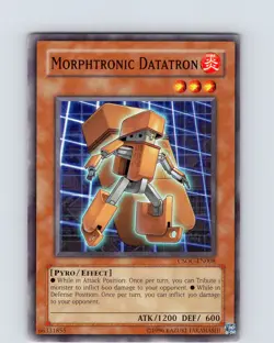 Yu-Gi-Oh TCG Morphtronic Datatron CSOC-EN008 Unlimited Common Card NM - Image 1