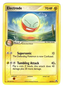 Pokemon TCG Electrode EX Legend Maker 32/92 Regular Uncommon Card Played HP - Image 1
