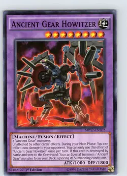 Yu-Gi-Oh TCG Ancient Gear Howitzer MP17-EN202 1st Edition Common Card NM - Image 1