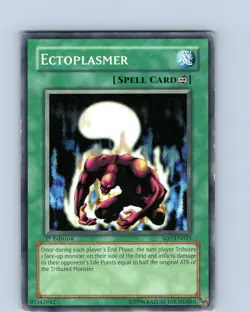 Yu-Gi-Oh TCG Ectoplasmer SD7-EN023 1st Edition Common Card Played MP-LP - Image 1