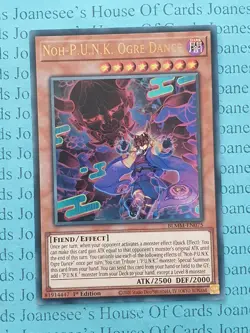 BLMM-EN075 Noh-P.U.N.K. Ogre Dance Ultra Rare Yu-Gi-Oh Card 1st Edition New - Image 1