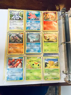 Pokemon Card Binder Lot - 200+ Cards - Vintage, Rares, Holos, Energy - Pikachu - Image 1