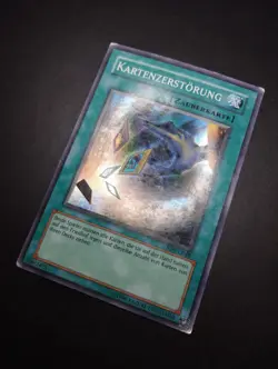 YUGIOH 2003 | CARD DESTRUCTION | SDY-G038 | OLD PRINT GERMAN | GD (HEAVY PLAYED) - Image 3