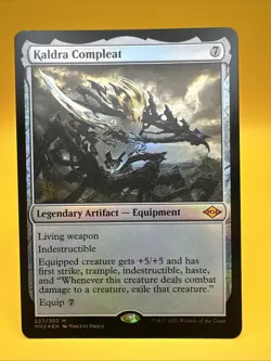 x1 Kaldra Compleat | Modern Horizons 2 Prerelease Promo | NM | Magic MTG - Image 1