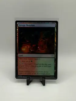 NM Foil Savage Mansion, MTG, Marvel's Spider-Man, Magic the Gathering, 183 - Image 1