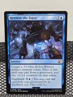 MTG, Retrieve the Esper x2, C, Final Fantasy, FIN, NM/MINT, 0068 - Image 1