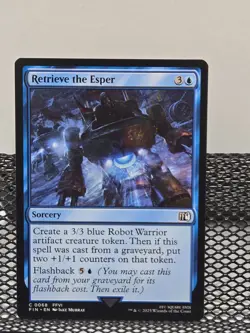 MTG, Retrieve the Esper x2, C, Final Fantasy, FIN, NM/MINT, 0068 - Image 2