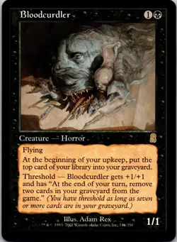 Bloodcurdler [Odyssey] Magic MTG Never Played NP Rare 2001 - Image 3