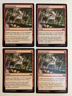 4x Mtg Streets Of New Capenna Daring Escape NM/M Magic The Gathering - Image 1
