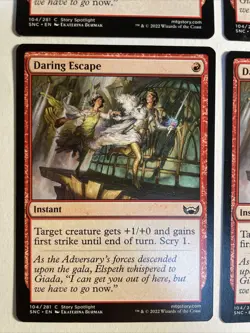 4x Mtg Streets Of New Capenna Daring Escape NM/M Magic The Gathering - Image 2