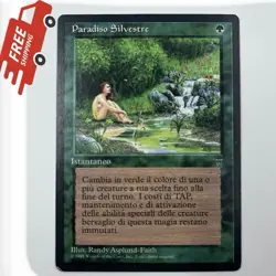 MTG Sylvan Paradise Legends Paradiso Silvestre Italian Magic TCG Card Ships Free - Image 1