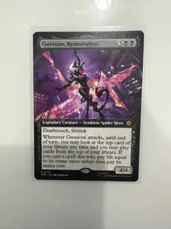 MTG Marvel Spiderman Gwenom Remorseless Non Foil 0256 - Image 1