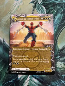 2025 Magic The Gathering MTG Marvel EN Peter Parker Borderless #M 0208 - Image 2