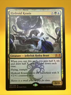 x1 Hydroid Krasis | Ravnica Allegiance Prerelease Promo | Foil | NM | Magic MTG - Image 1