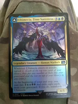 MTG Ultimecia, Time Sorceress (247/764) Final Fantasy NM FOIL Pack Fresh - Image 1