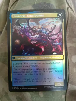 MTG Ultimecia, Time Sorceress (247/764) Final Fantasy NM FOIL Pack Fresh - Image 2