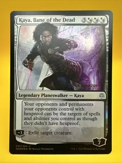 x1 Kaya, Bane of the Dead | Prerelease Promo | Foil | English | NM | Magic MTG - Image 1